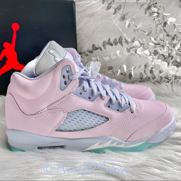 NIKE AIR JORDAN RETRO 5 SE Regal Pink Ghost Copa PRICE FIRM - Picture 3 of 15